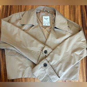 Abercrombie & Fitch Classic Tan Trench Coat